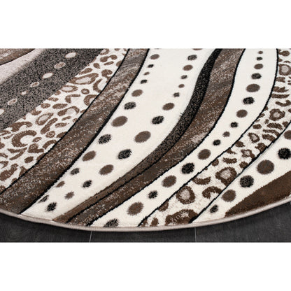 Tapis Rhodes Collection Abstract Swirl