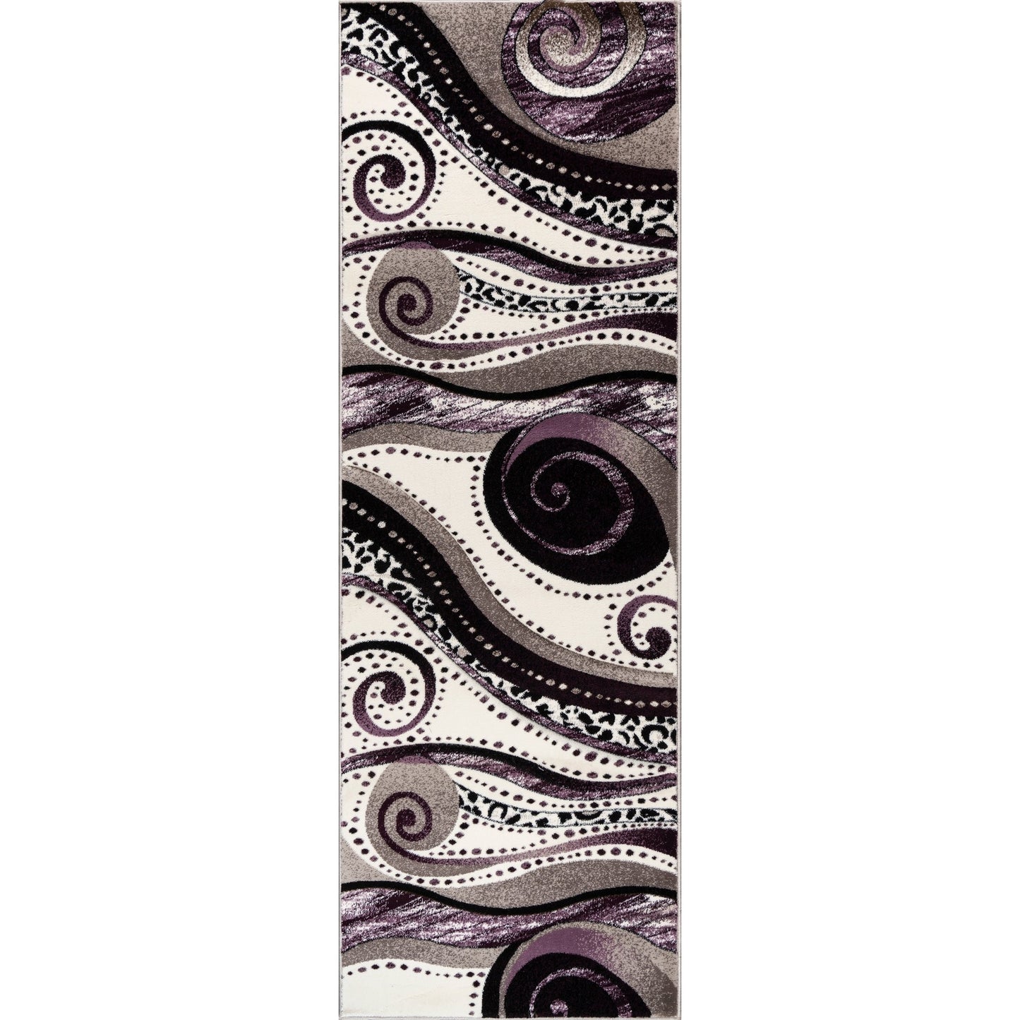 Tapis Rhodes Collection Abstract Swirl