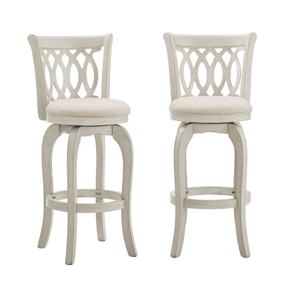 Tabouret de bar pivotant à dossier à défilement Rovinj