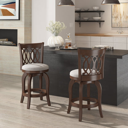 Rovinj Scroll Back Swivel Counter Stool