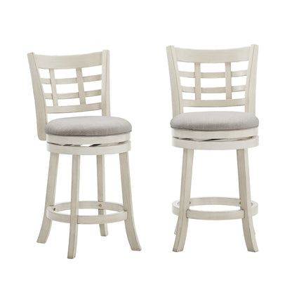 Rovinj Upholstered Back Swivel Counter Stool