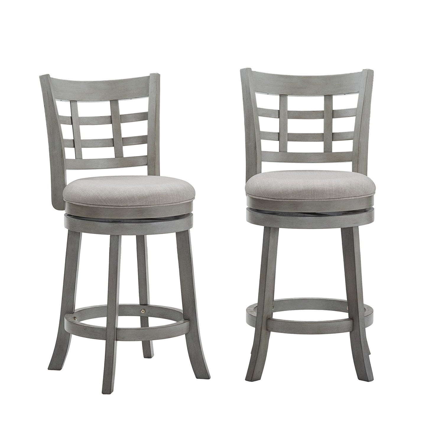 Rovinj Upholstered Back Swivel Counter Stool