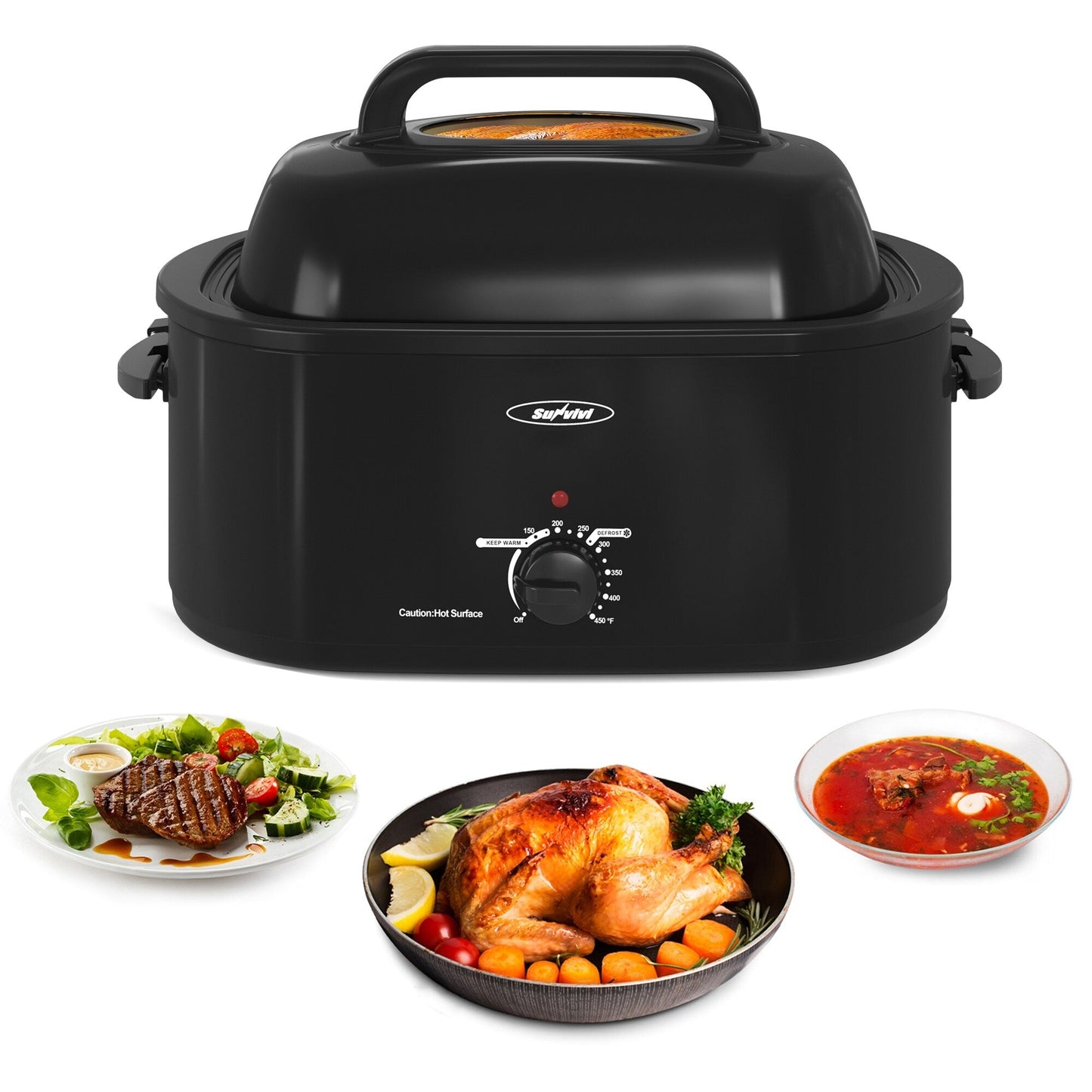 Royalcraft Roaster Oven with Removable Pan