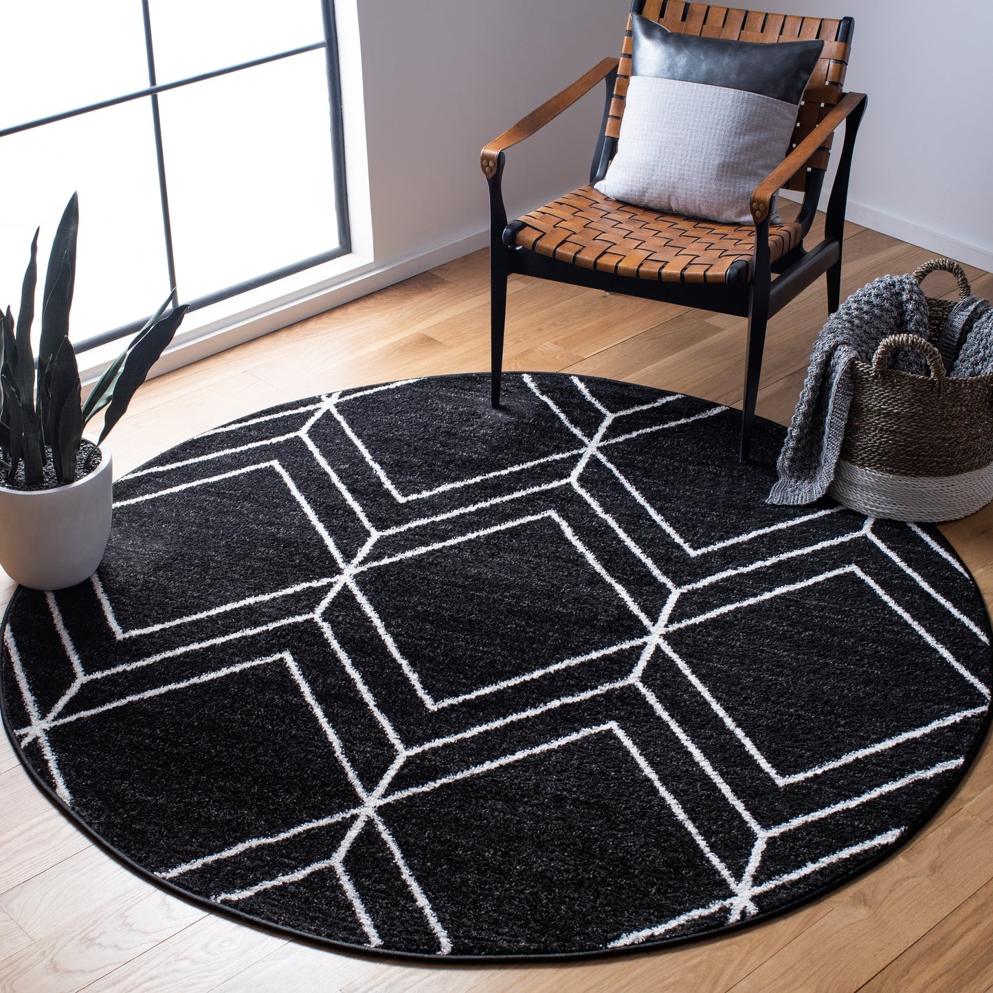 Tapis géométrique moderne SAFAVIEH Adirondack Juvelina