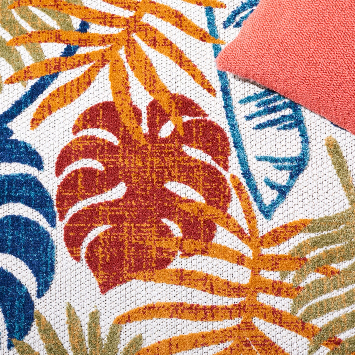 Tapis de patio imperméable à motif floral SAFAVIEH Cabana Arik pour intérieur/extérieur