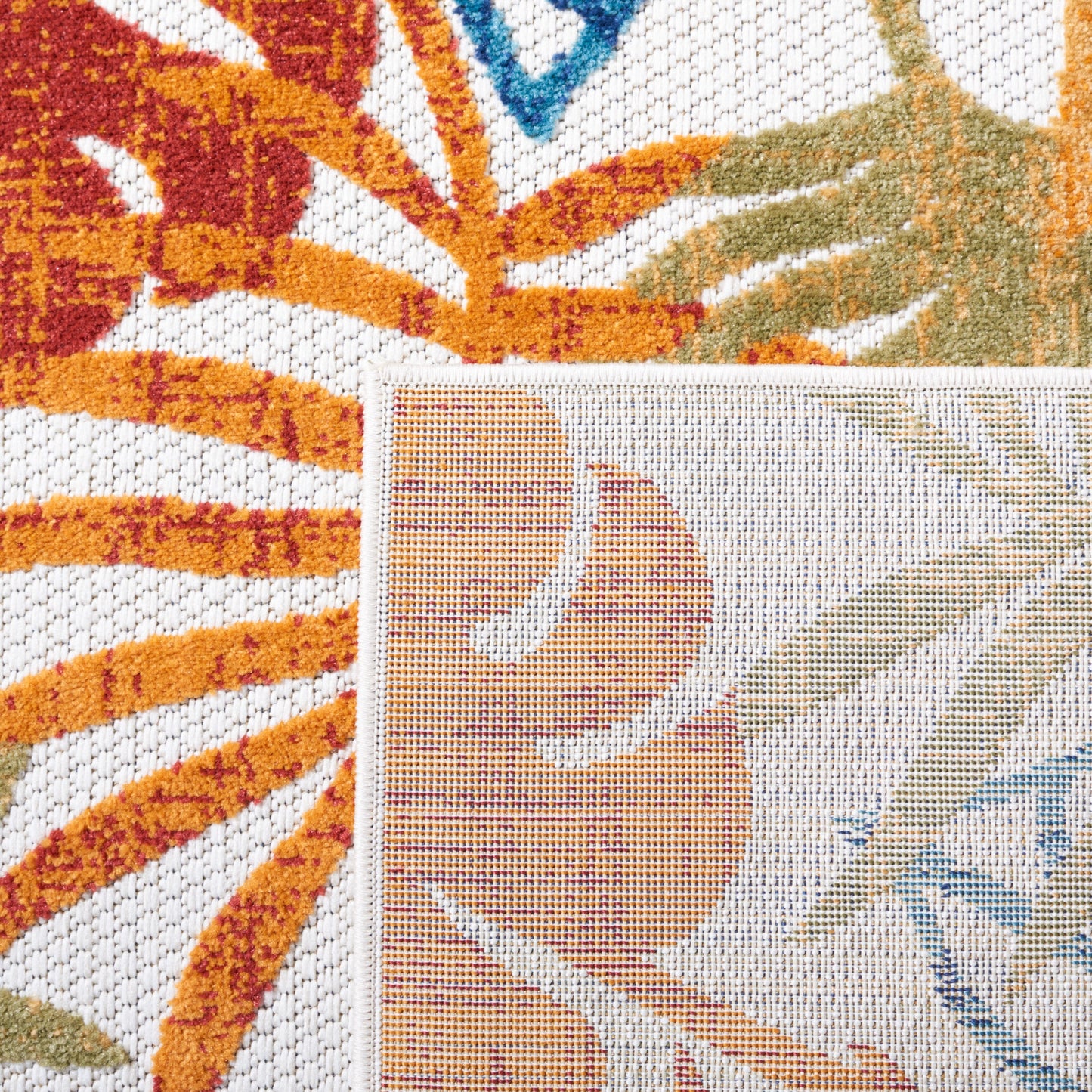 Tapis de patio imperméable à motif floral SAFAVIEH Cabana Arik pour intérieur/extérieur