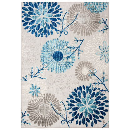 SAFAVIEH Tapis floral de patio imperméable intérieur/extérieur Cabana Hillechien