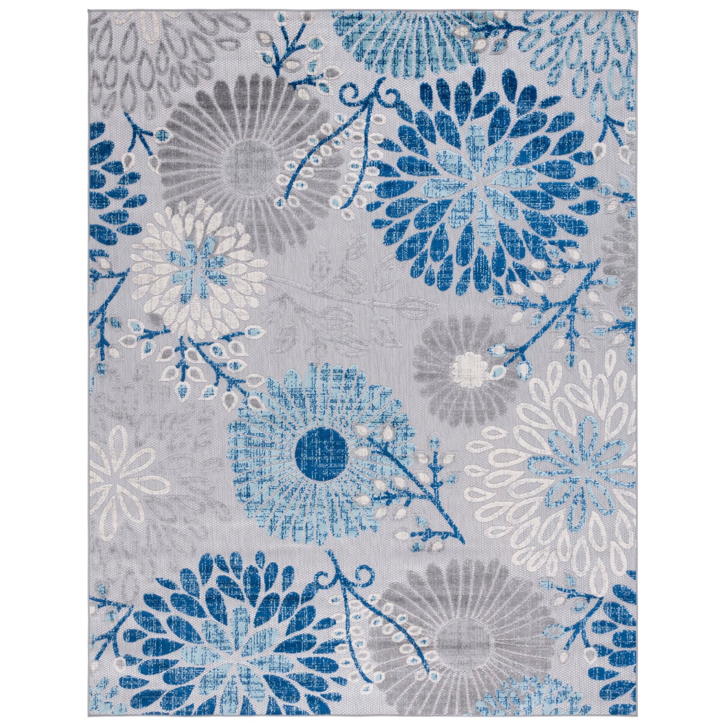SAFAVIEH Tapis floral de patio imperméable intérieur/extérieur Cabana Hillechien