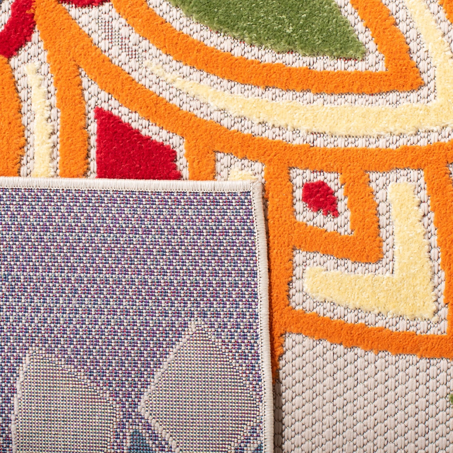 Tapis de patio imperméable à motif floral SAFAVIEH Cabana Ingke pour intérieur/extérieur