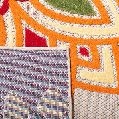 Tapis de patio imperméable à motif floral SAFAVIEH Cabana Ingke pour intérieur/extérieur