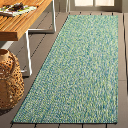 SAFAVIEH Courtyard Begajeta Indoor/Outdoor Waterproof Patio Backyard Rug.