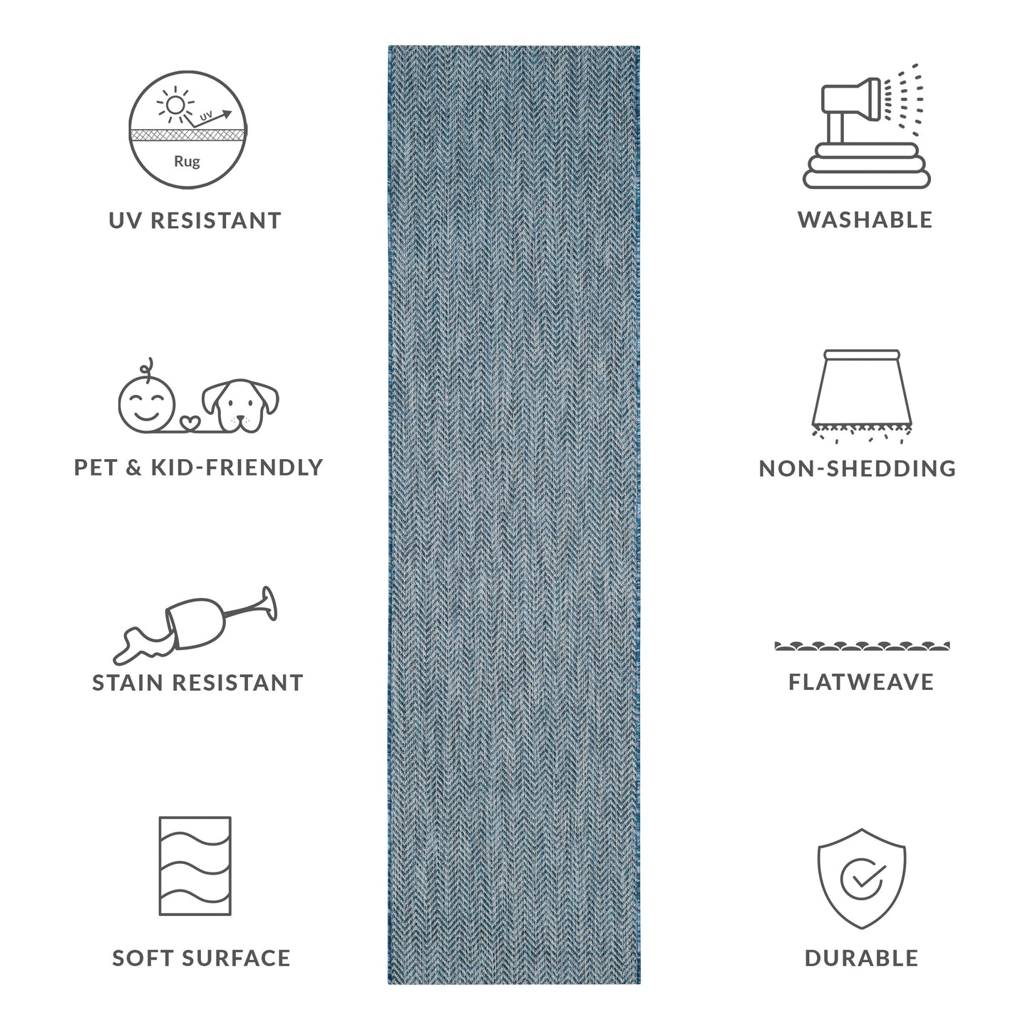 SAFAVIEH Courtyard Ilmur Indoor/ Outdoor Waterproof Patio Backyard Rug