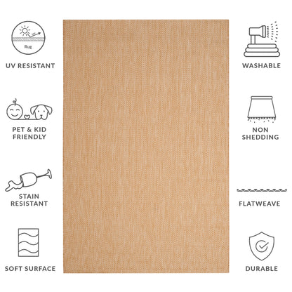 SAFAVIEH Courtyard Ilmur Indoor/ Outdoor Waterproof Patio Backyard Rug