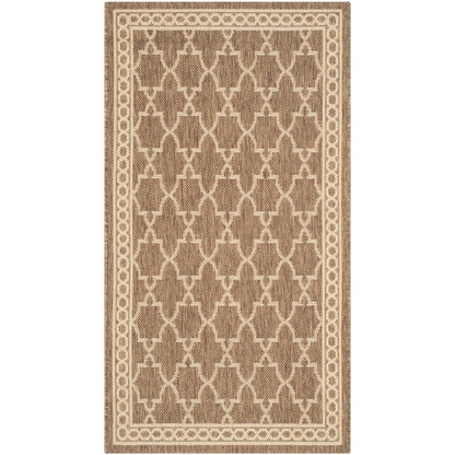 SAFAVIEH Courtyard Janell Trellis Indoor/ Outdoor Waterproof Patio Backyard Rug