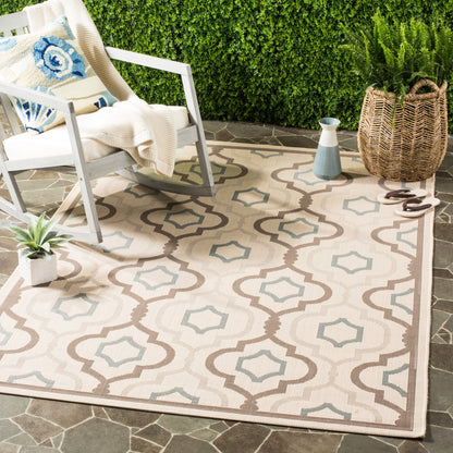 Tapis de jardin imperméable SAFAVIEH Courtyard Oyvor pour intérieur/extérieur