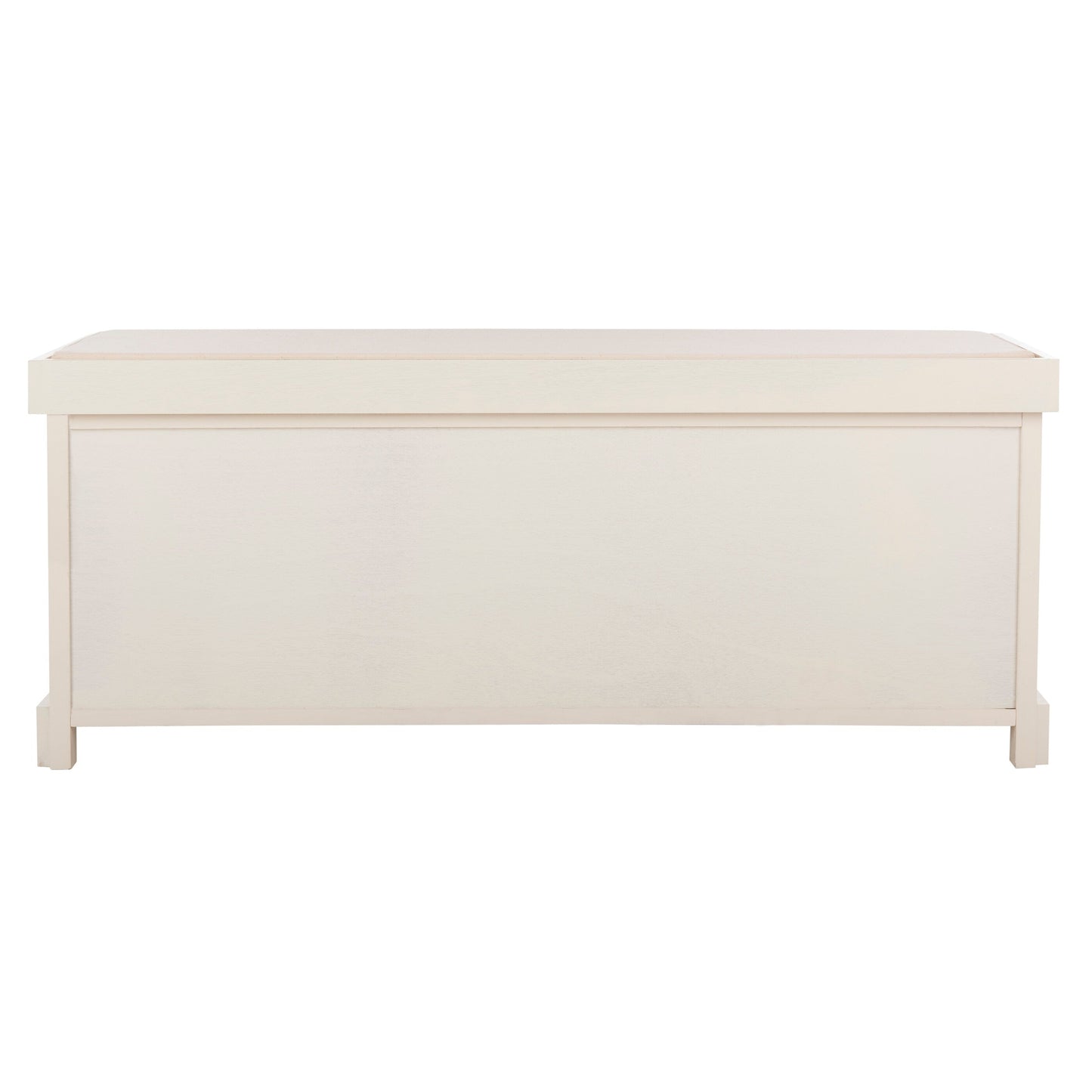 Banc de rangement SAFAVIEH Eola gris/blanc - 47 x 16,1 x 19,9 - 47 L x 16 P x 20 H