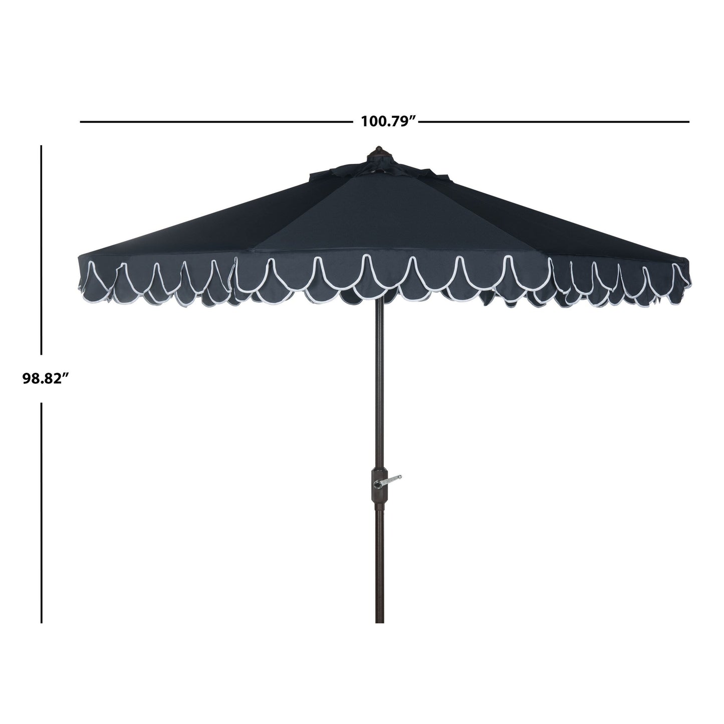 Parasol élégant SAFAVIEH Gebbine de 9 pieds