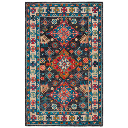 SAFAVIEH Tapis en laine bohème Aspen Sigur镁ora fait à la main