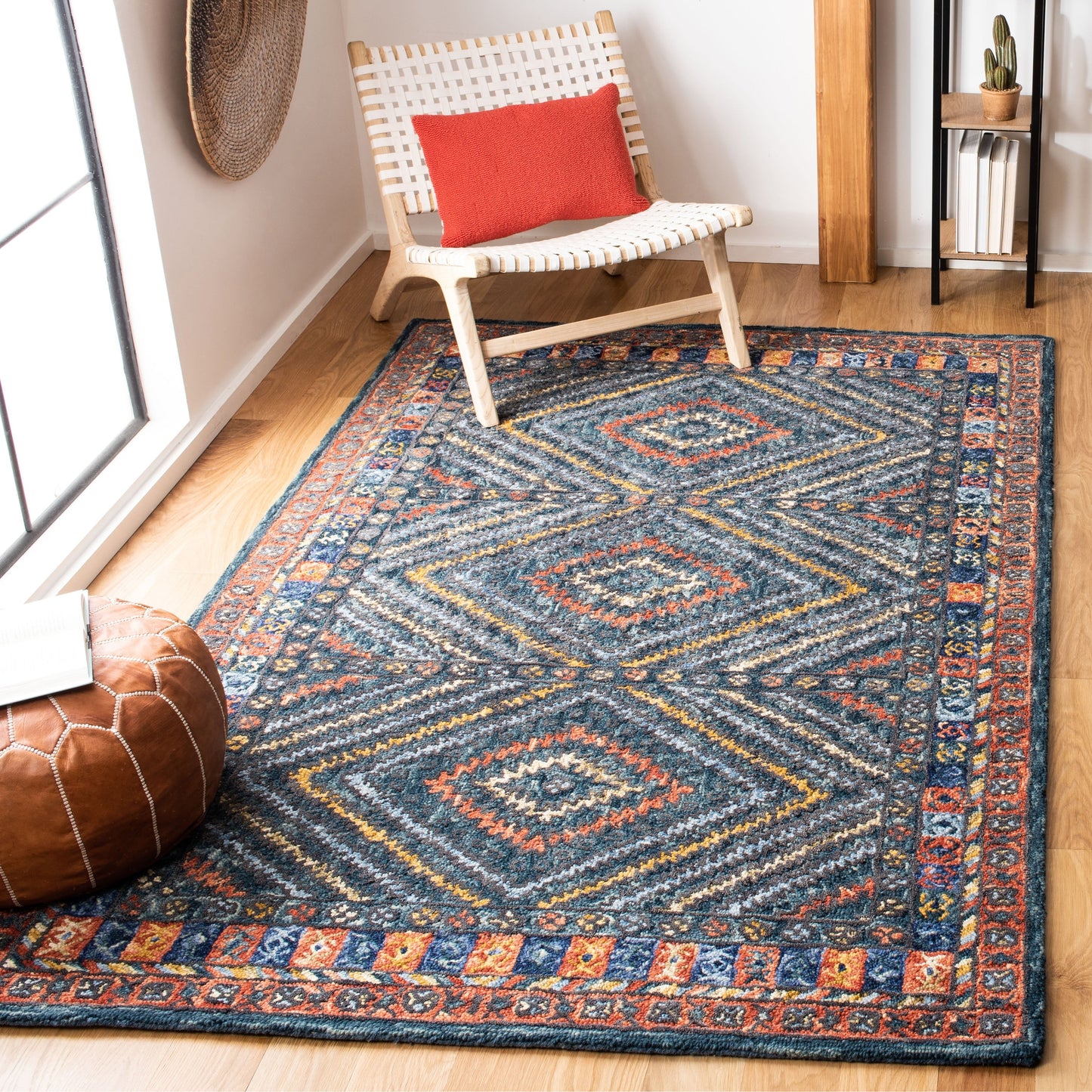 Tapis SAFAVIEH en laine Aspen Wubbine marocain bohème fait main