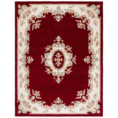 Tapis traditionnel en laine SAFAVIEH fait main, style Aubusson Hale.