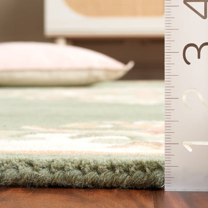 Tapis traditionnel en laine SAFAVIEH fait main, style Aubusson Hale.