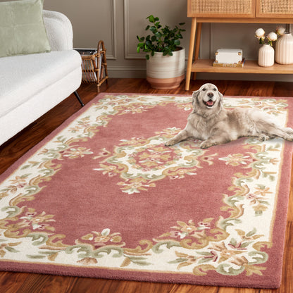 Tapis traditionnel en laine SAFAVIEH fait main, style Aubusson Hale.