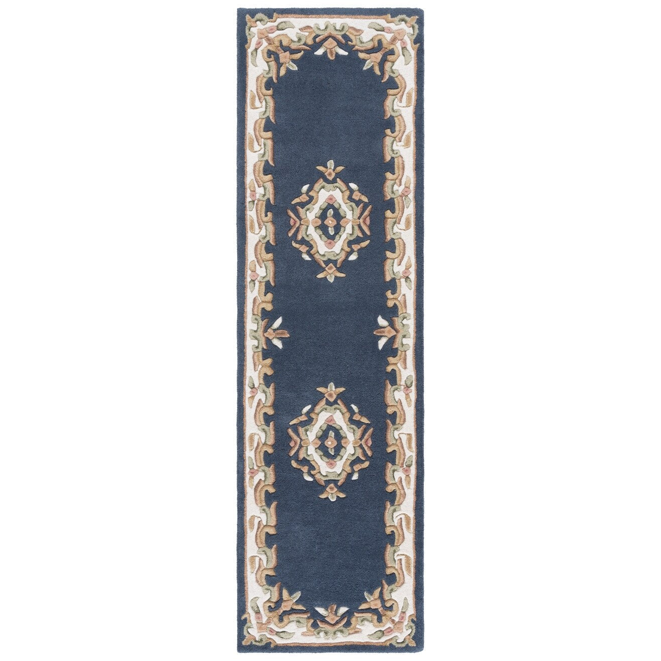 Tapis traditionnel en laine SAFAVIEH fait main, style Aubusson Hale.