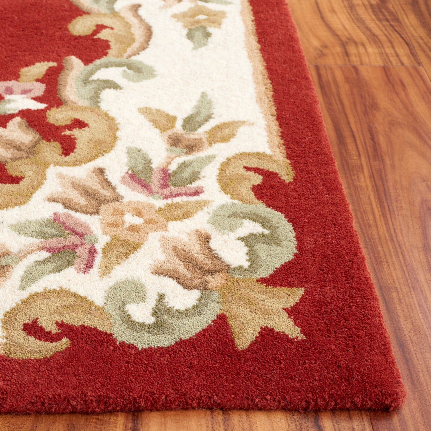 Tapis traditionnel en laine SAFAVIEH fait main, style Aubusson Hale.