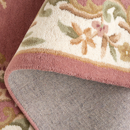 Tapis traditionnel en laine SAFAVIEH fait main, style Aubusson Hale.