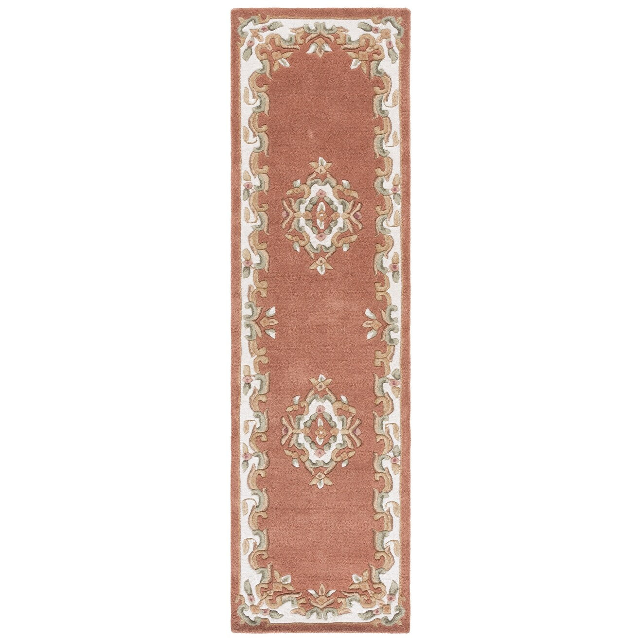 Tapis traditionnel en laine SAFAVIEH fait main, style Aubusson Hale.