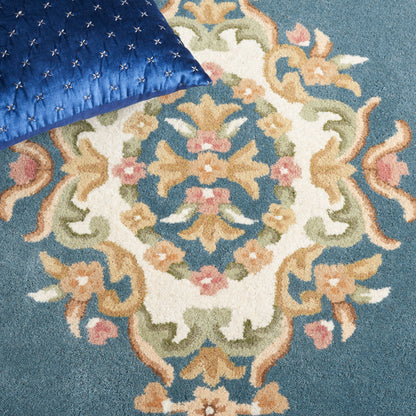 Tapis traditionnel en laine SAFAVIEH fait main, style Aubusson Hale.