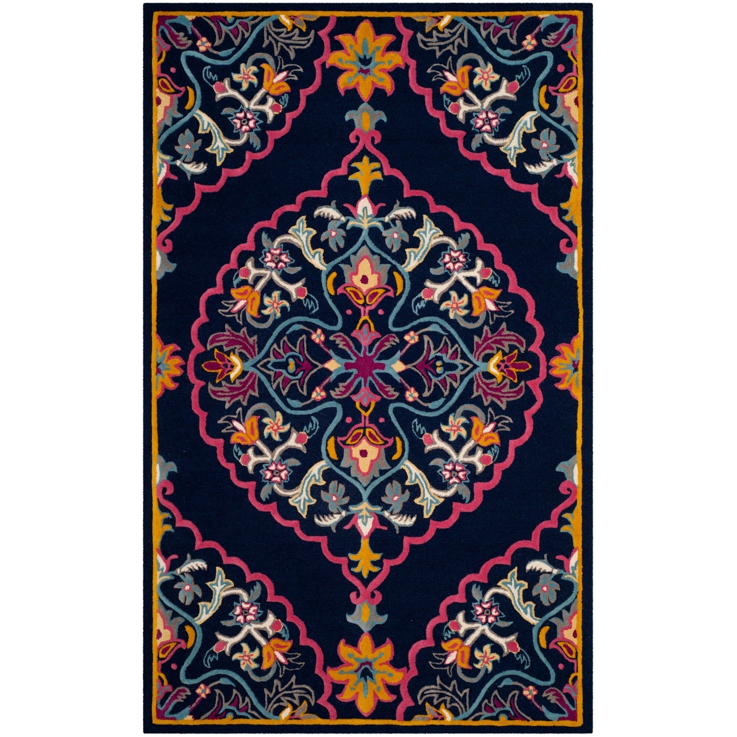 Tapis en laine SAFAVIEH fait main Bellagio Cailin Medallion