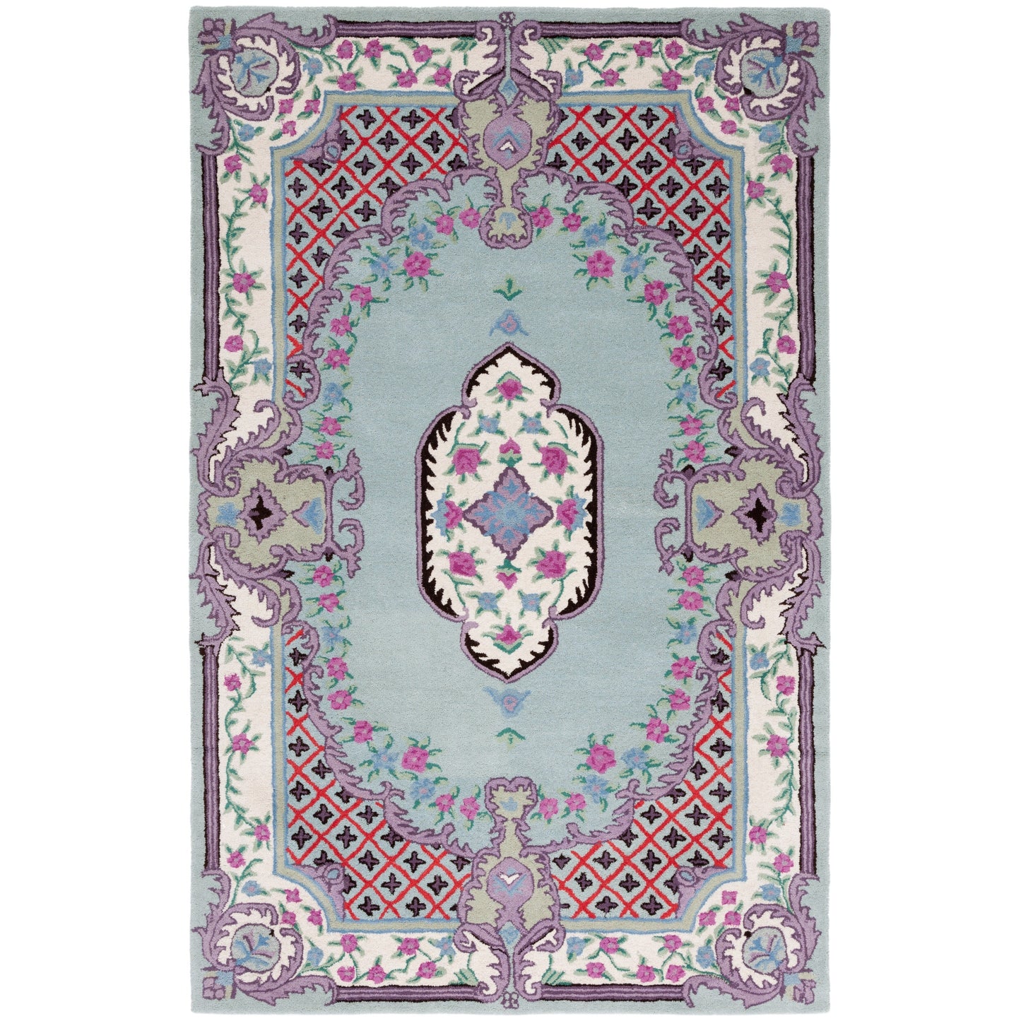 Tapis en laine SAFAVIEH fait main Bellagio Tatevik à médaillon oriental