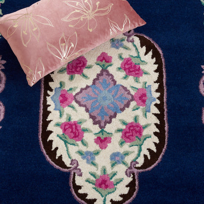 Tapis en laine SAFAVIEH fait main Bellagio Tatevik à médaillon oriental