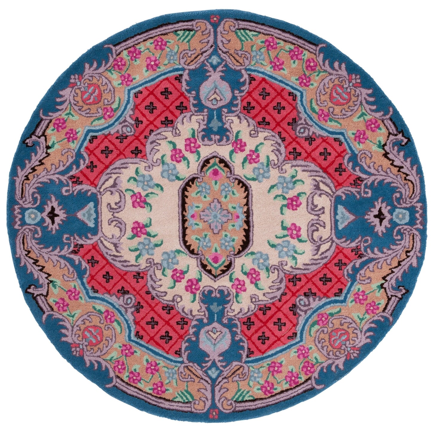 Tapis en laine SAFAVIEH fait main Bellagio Tatevik à médaillon oriental