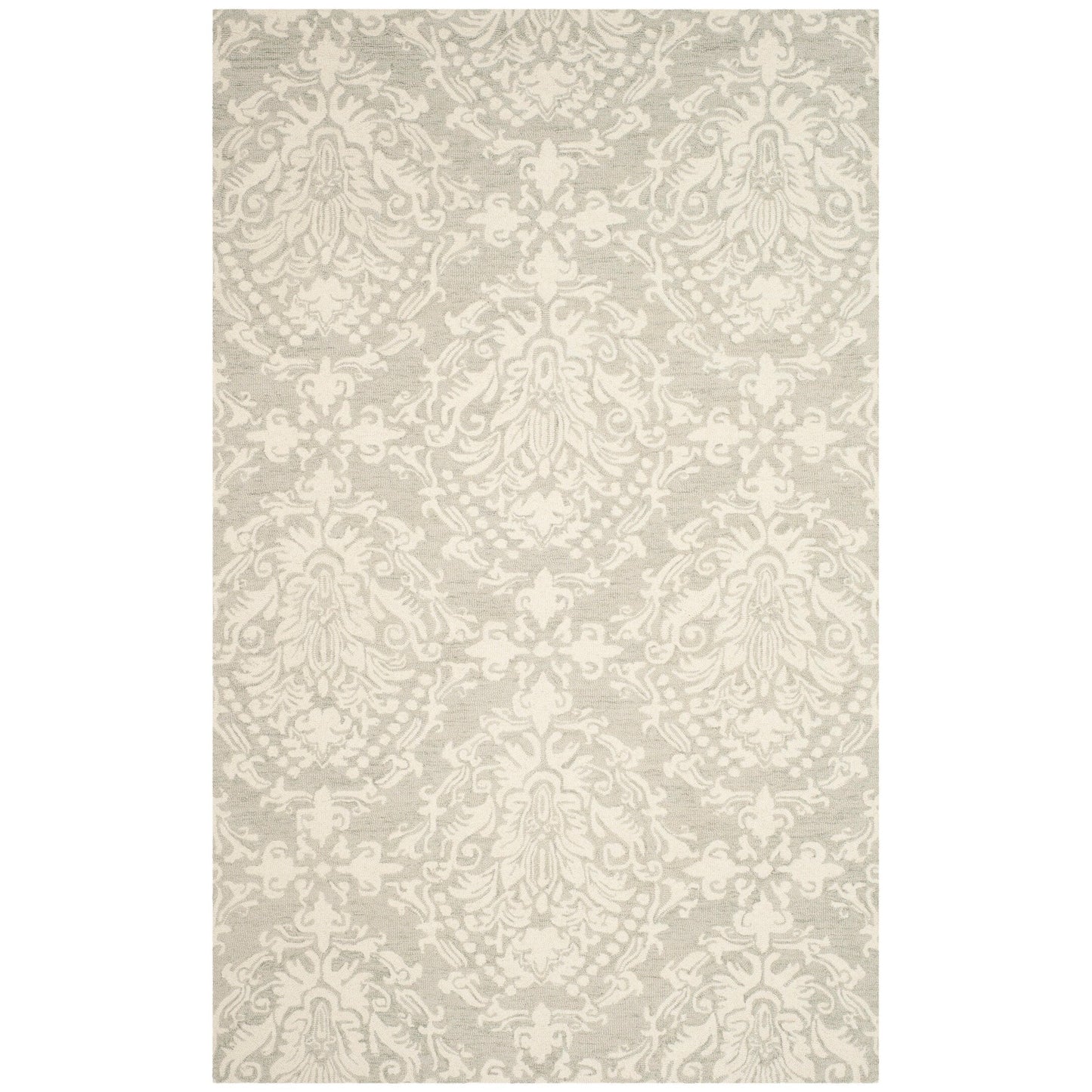 Tapis en laine moderne à motif floral Ambroisine fait main SAFAVIEH