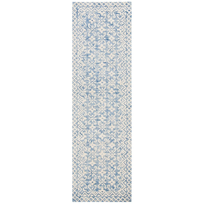 Tapis en laine moderne à motif floral Barbara, fait main, SAFAVIEH