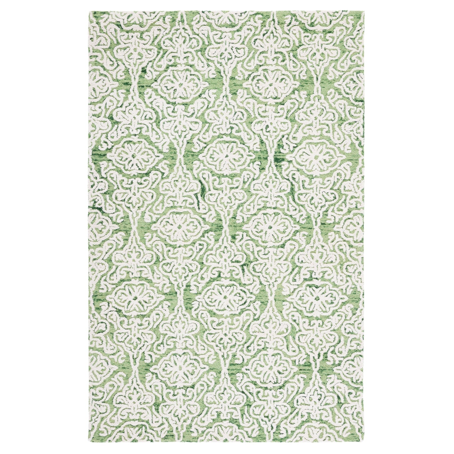 Tapis en laine moderne à motif floral SAFAVIEH fait main Blossom Cateluta