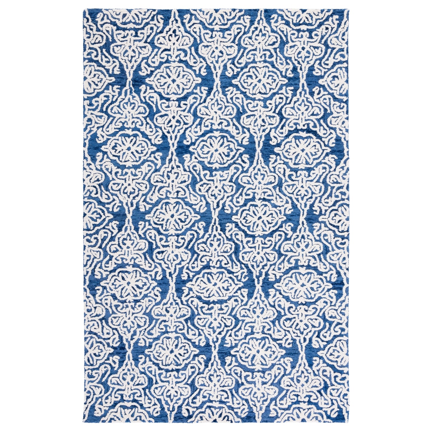 Tapis en laine moderne à motif floral SAFAVIEH fait main Blossom Cateluta