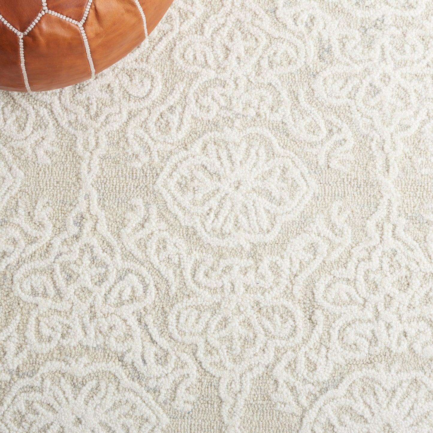 Tapis en laine moderne à motif floral SAFAVIEH fait main Blossom Cateluta