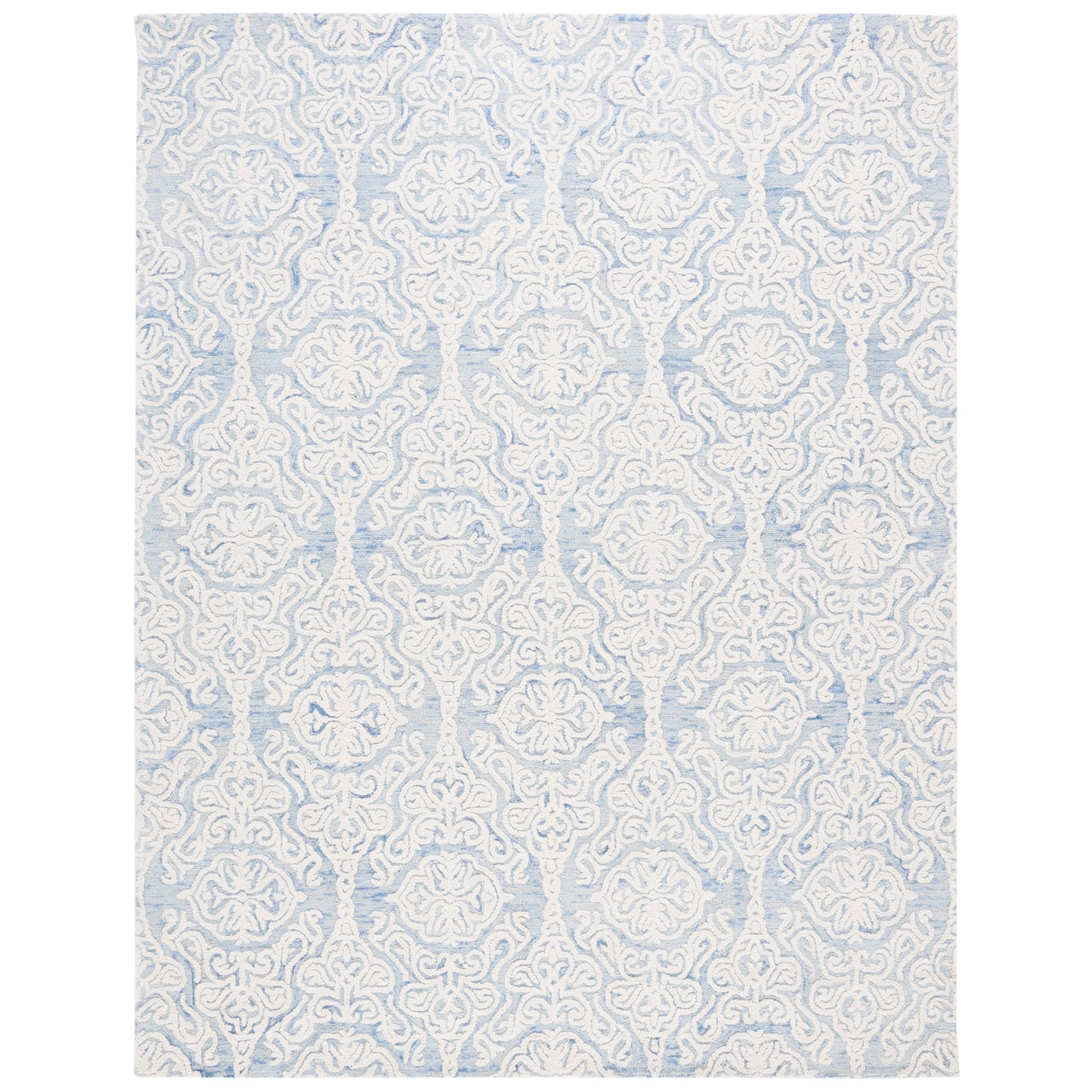 Tapis en laine moderne à motif floral SAFAVIEH fait main Blossom Cateluta