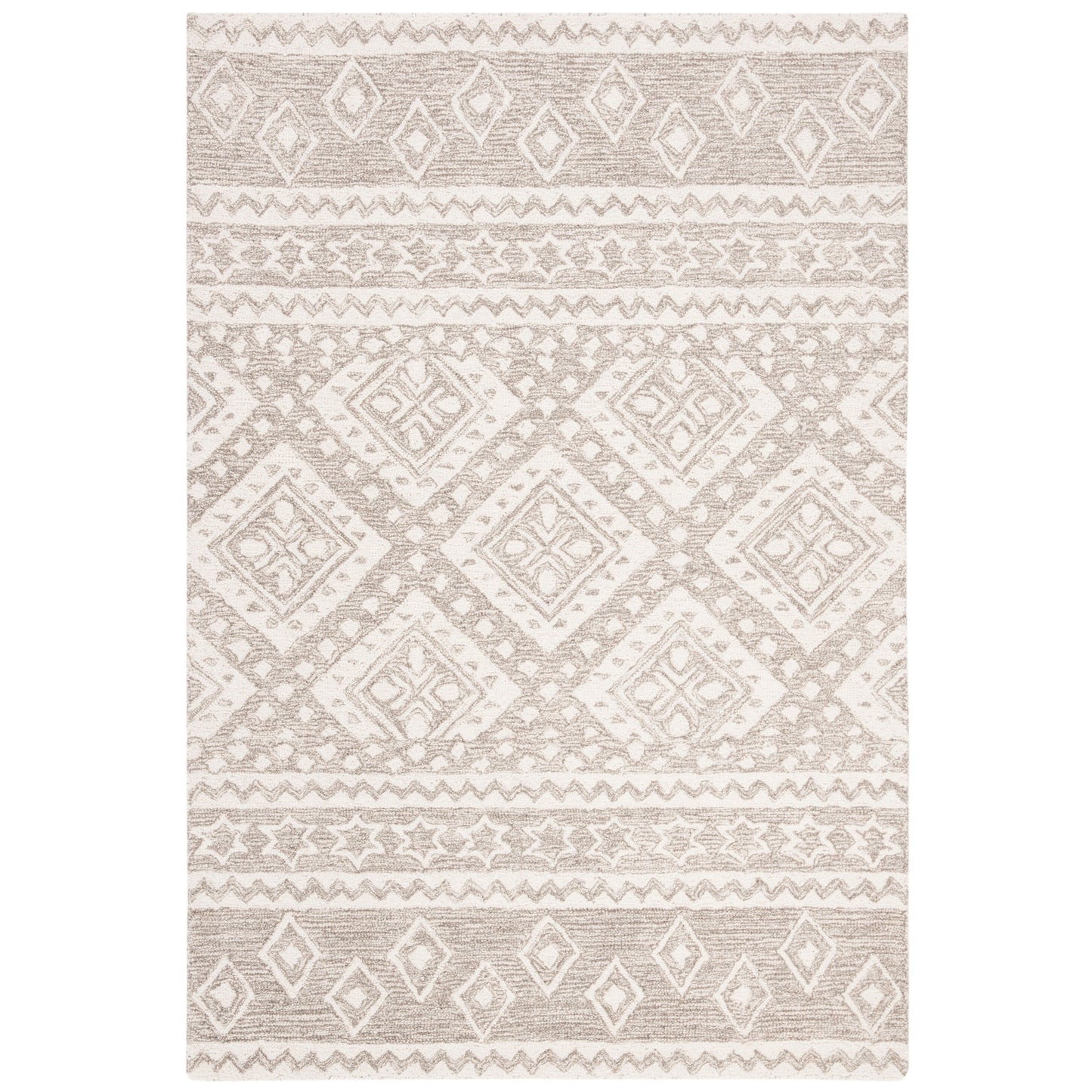 Tapis en laine moderne à motif floral SAFAVIEH fait main Blossom Cateluta