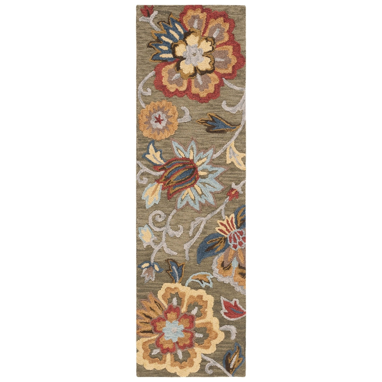 Tapis contemporain en laine SAFAVIEH Blossom Chisato fait main