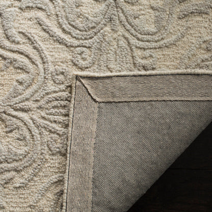 Tapis en laine moderne à motif floral Gertrida, fait main par SAFAVIEH