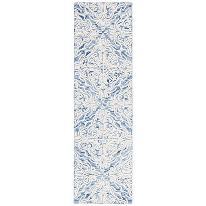 Tapis en laine moderne à motif floral Gertrida, fait main par SAFAVIEH