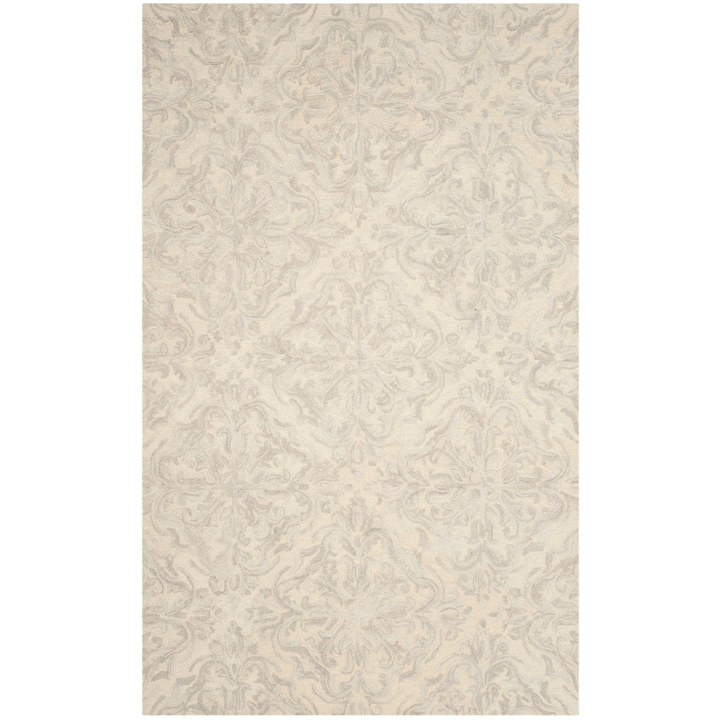 Tapis en laine moderne à motif floral Gertrida, fait main par SAFAVIEH