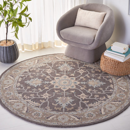 Tapis en laine moderne à motif floral SAFAVIEH fait main Blossom Gulperi