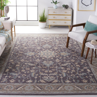 Tapis en laine moderne à motif floral SAFAVIEH fait main Blossom Gulperi