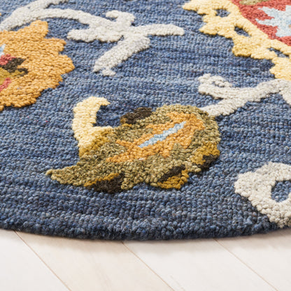 Tapis en laine moderne à motif floral Blossom Maaret, fait main par SAFAVIEH