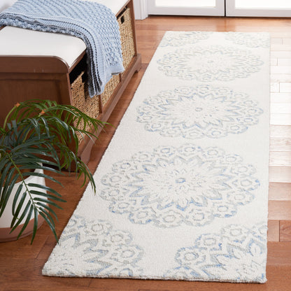 Tapis en laine SAFAVIEH Blossom Oriella fait main, motif floral moderne
